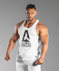 Alternative view of White ALPHA Men’s Tank Top