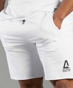 White ALPHA Men’s Shorts