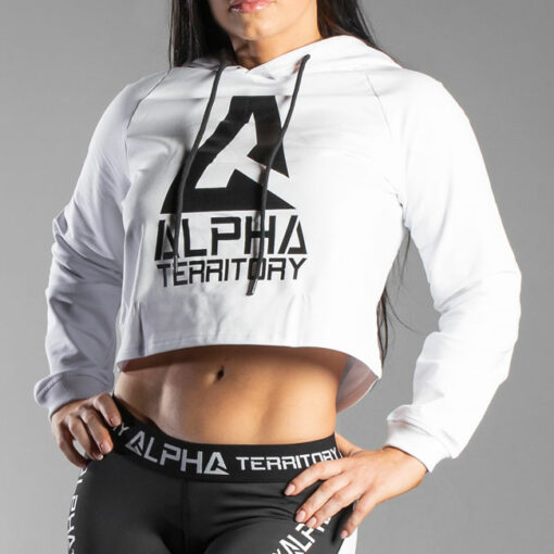 White and Black ALPHA Women's High Waist Leggings - ALPHA Territory®