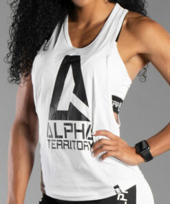 White ALPHA Women’s Tank Top