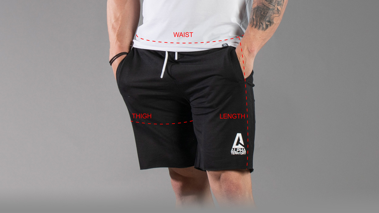 Mens shorts size guide