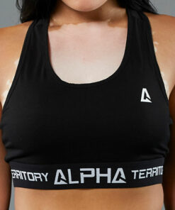 Black ALPHA Women’s Full Sports Bra