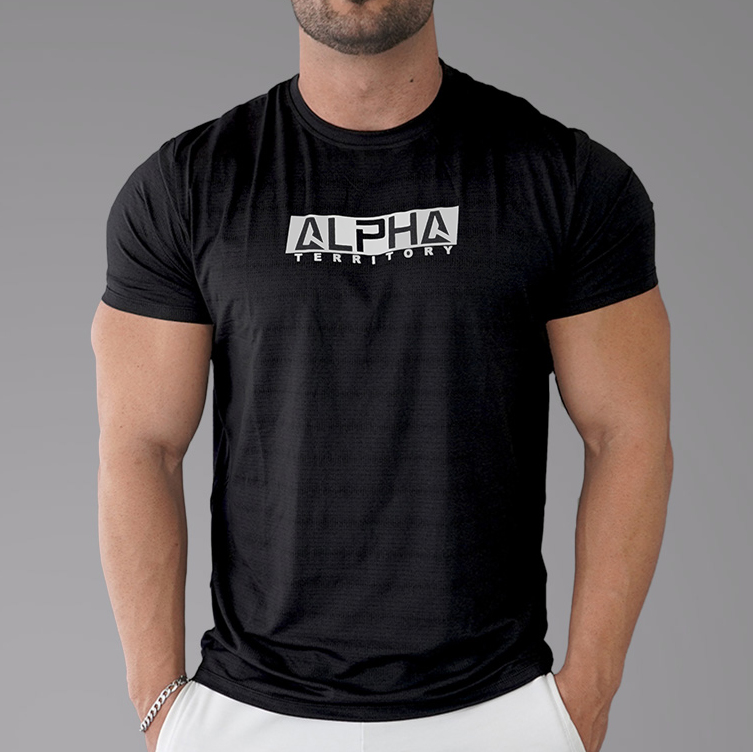 Black ALPHA Men\'s Fresh T-Shirt - ALPHA Territory®