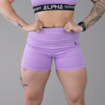 Purple and Black ALPHA Women’s Reversible Shorts
