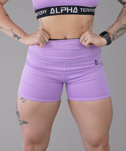 Purple and Black ALPHA Women’s Reversible Shorts