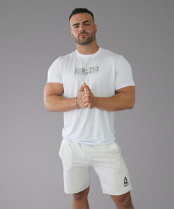 White ALPHA Men’s Fresh T-Shirt - Image 5