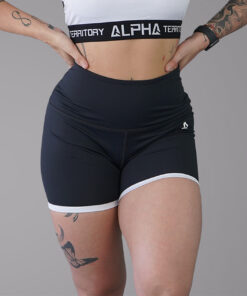 Alternative view of White and Black ALPHA Women’s Reversible Shorts