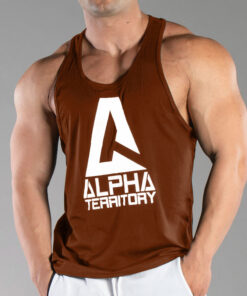 Copper Burgundy ALPHA Men’s Tank Top
