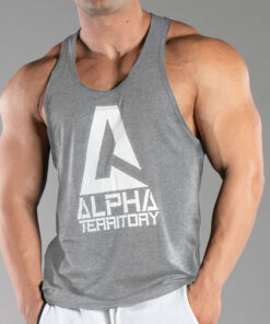 Middle Gray ALPHA Men’s Tank Top